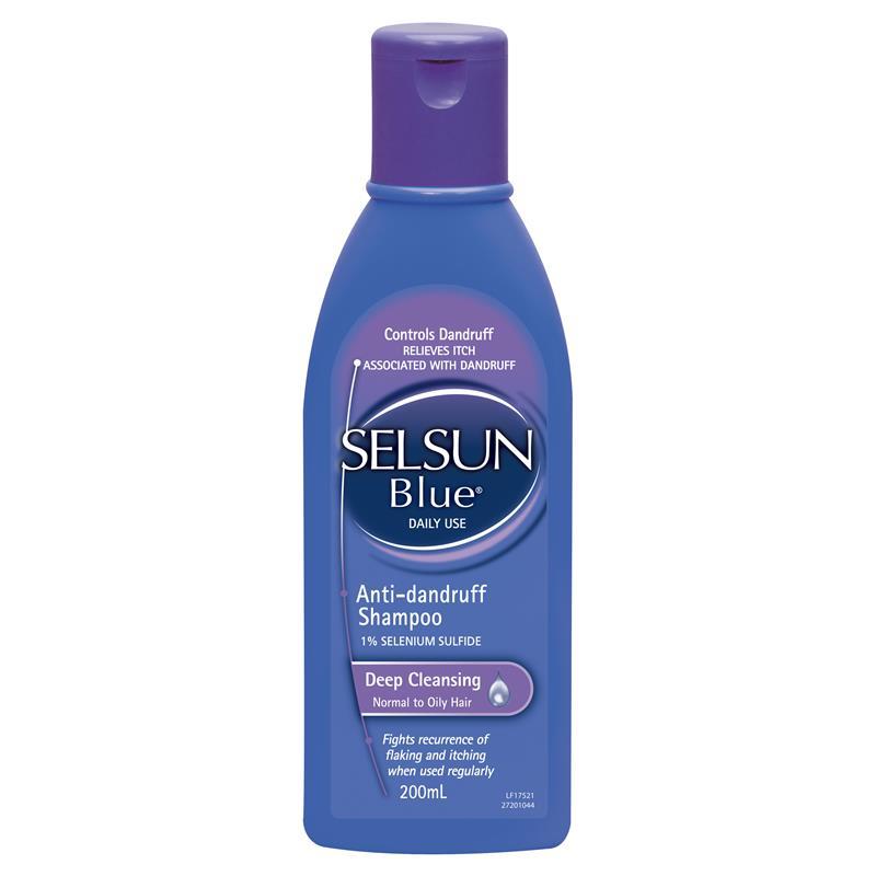 Selsun Blue Anti Dandruff Shampoo Deep Cleansing 200ml