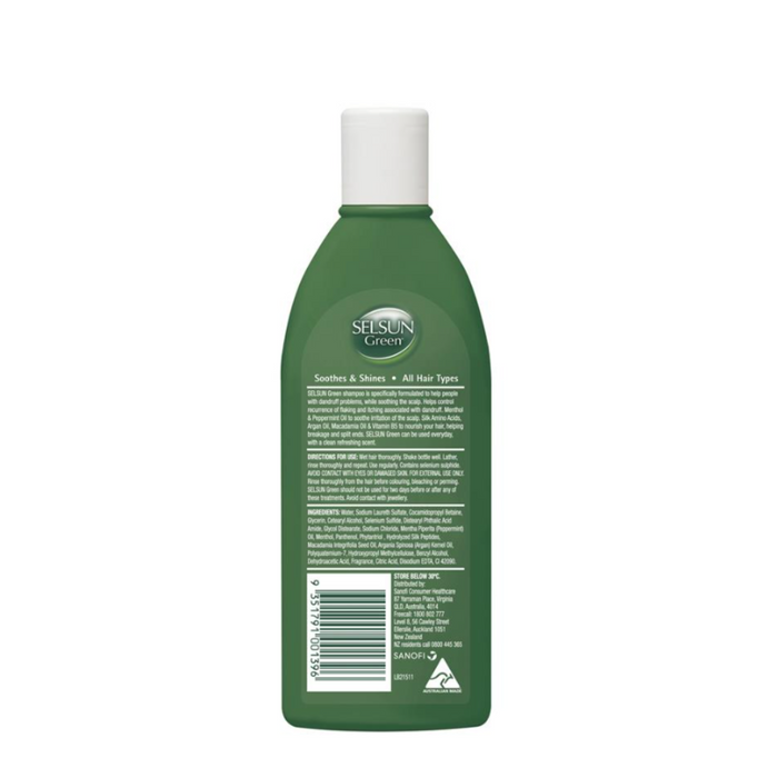 Selsun Green Anti Dandruff Shampoo 375ml